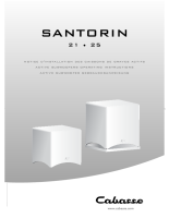 Cabasse SANTORIN-25 - Owners Manual